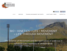 Tablet Screenshot of biokinatsun.co.za